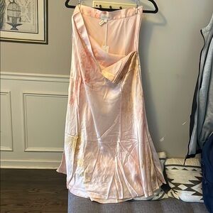 Elegant Pink and Gold Women's Skirt